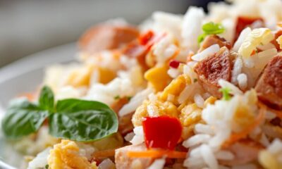 Risotto peperoni e speck, la ricetta estiva