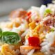 Risotto peperoni e speck, la ricetta estiva