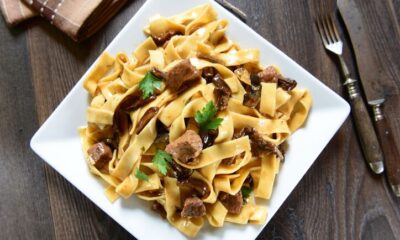 Tagliatelle ai funghi, ricetta con il Bimby