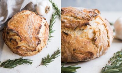 pane con noci e rosmarino