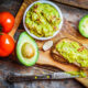 avocado pomodori guacamole pane