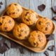 muffin con gocce di cioccolato