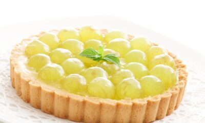 crostata di uva bianca