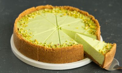 cheesecake alla crema di pistacchio