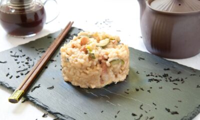 risotto zucchine e speck