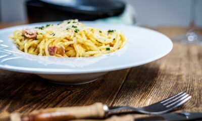 Carbonara di tonno cotto e mangiato