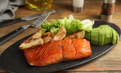 salmone in friggitrice ad aria