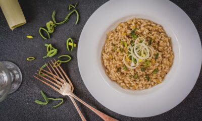 risotto porri e salsiccia