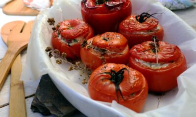 Pomodori ripieni di tonno al forno