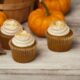 Cupcake alla zucca con frosting...uno tira l'altro!