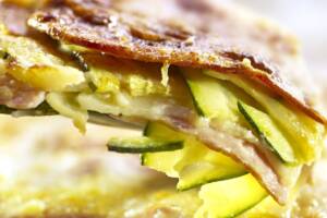 Parmigiana di zucchine bianca