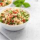 Cous cous di mais con verdure crude: il piatto unico e gluten free