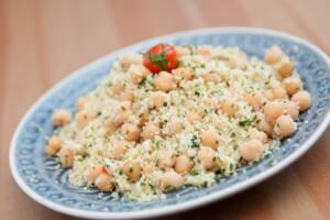 Cous cous con tonno e ceci