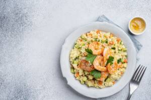 Cous cous zucchine e gamberi: la ricetta perfetta