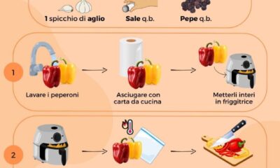 Quanto sono buoni i peperoni gratinati in friggitrice ad aria?!