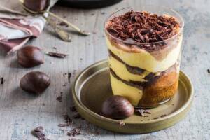 Tiramisù alle castagne, un dolce autunnale