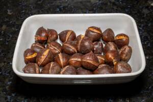 Castagne al sale