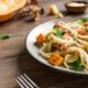 Pasta zucca e pancetta: un primo piatto veloce e gustoso