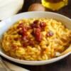 Risotto zucca e pancetta, la ricetta con il Bimby